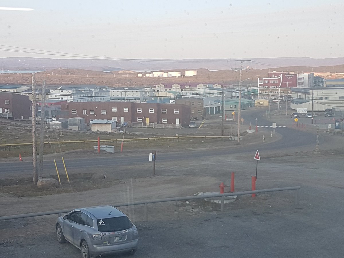 TaraVatNAC's tweet photo. #NACPD19 planning at 5am...made easier when the sun is shinning and you can rock the flops. #ProfPD #TeachingAndLearning #HigherEd #MyBestLife @NunavutCollege excited yo start welcoming visitors to #Iqaluit #Nunavut today!! https://t.co/Ssh5F6uVQU