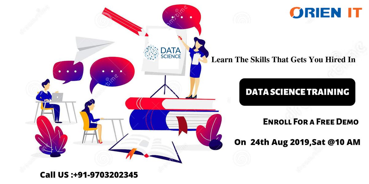 Orien_IT's tweet image. Register for Free High Informative #DataScience Demo by Industry Experts at #OrienIT on 24th  August, Saturday@ 10 AM 
Enroll Now On Data Science Demo: bit.ly/2ZwQz25
=&amp;gt;bit.ly/2KQrlmR
For More Details: bit.ly/2IVNjFB
#datasciencedemo #datasciencecourse