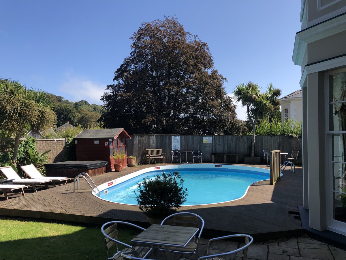 HotelMarstan's tweet photo. All set for August Bank Holiday weekend. Think there will be a lot of drinks by the pool this weekend! #marstanhotel #torquay #devon https://t.co/f1blOjm8UG