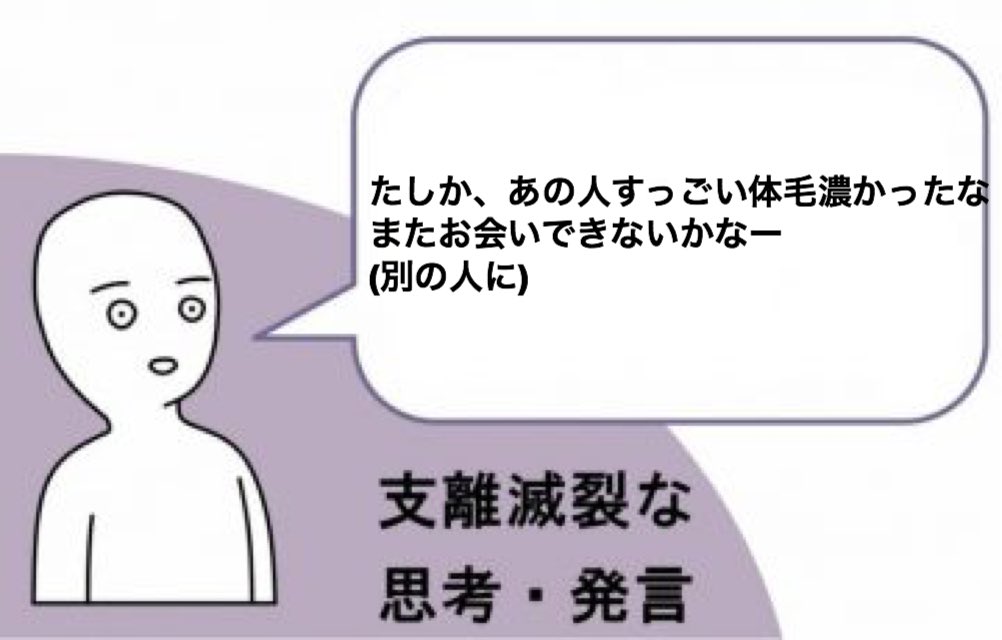支離滅裂な思考 発言 Twitter Search