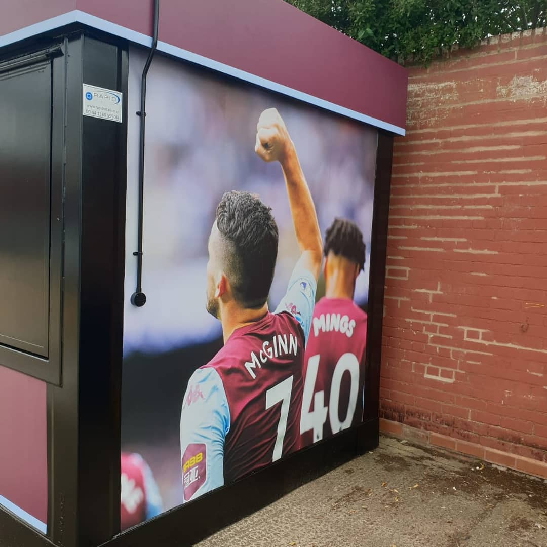 Another busy week in the office! We have been back to Villa Park to help <a href="/AVFCOfficial/">Aston Villa</a> with their match day shirt printing unit 👌 We hope you have a brilliant Bank Holiday weekend whatever you have planned! ☀️ #villa #AVFC #astonvilla #print #design #fit #vinyl #largeformat