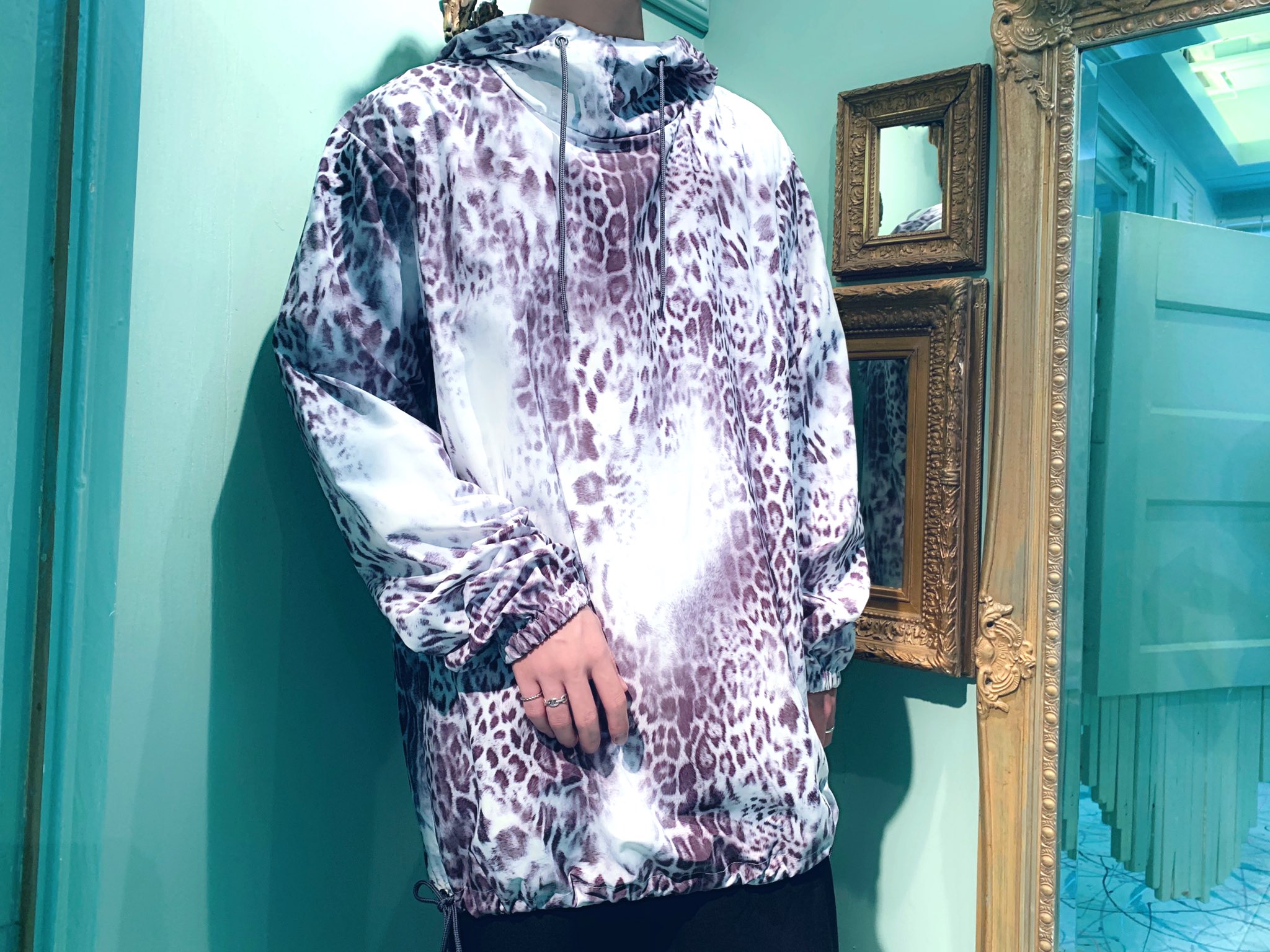 【新品】MILKBOY LEOPARD HOODED シャツ