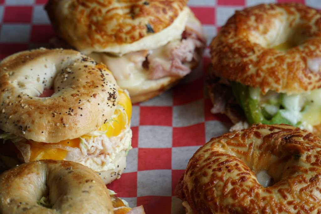 No matter which bagel sandwich you choose, you've chosen the right one! #sullyssteamers #bagelsandwich #greenvillesc