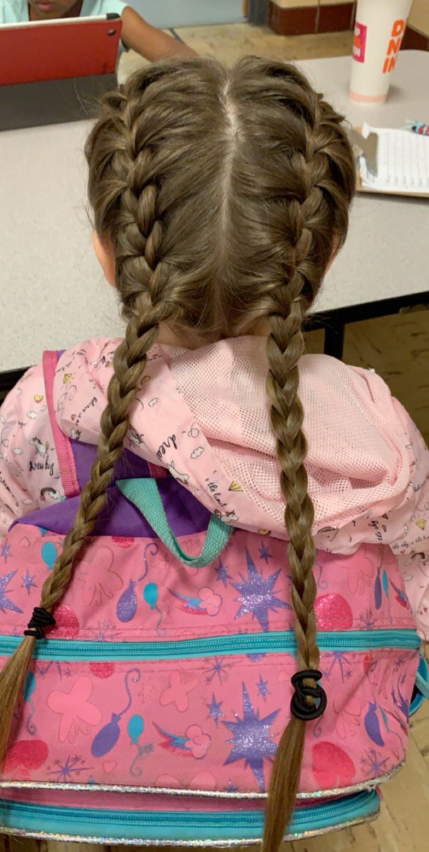 HannahHofstett2's tweet photo. Promised this sweetie I would braid her hair this morning! #relationships #FridayMotivation https://t.co/JDsnCM4Sjw