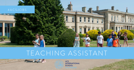 ACSJobsBoard's tweet photo. We have a new vacancy for an experienced and qualified Teaching Assistant to join the Lower School at ACS Hillingdon. Find out more here: https://t.co/p7IAGAcfKA https://t.co/M6Tq2x4JGk