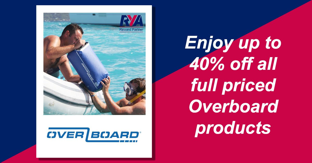 RYA's tweet photo. From waterproof tech cases to dry bags, backpacks to duffels, keep your valuables safe and dry with @OverBoardBags. @RYA members enjoy up to 40% off all full priced OverBoard products.  Claim your  member discount code at https://t.co/K7dBaxotmv #RYAJoin #RYARewardPartner https://t.co/Y0sGfM33r9
