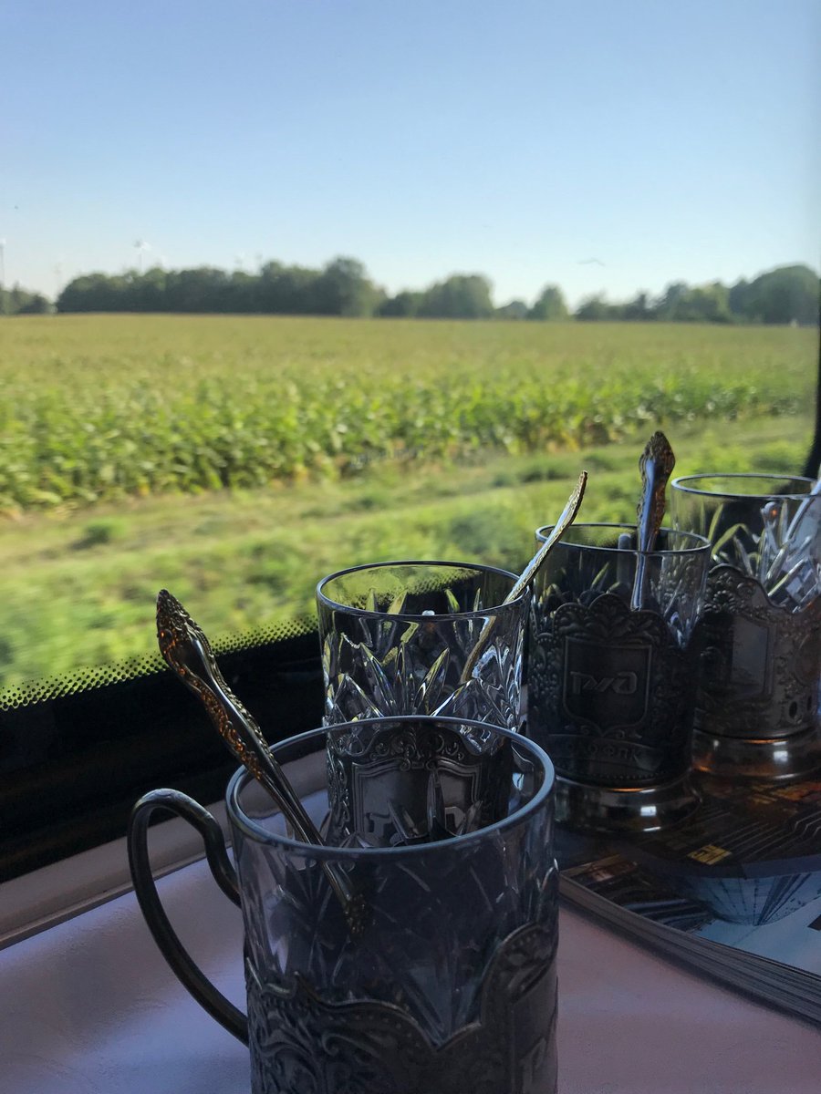 Travelling with the #nighttrain from #berlin to the Summer School in #moscow. #mlss2019 #flyingless