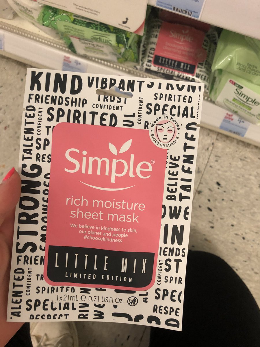 PezzasPrincess's tweet photo. Iโve found more of the #SimpleXLittleMix range ๐๐ผ https://t.co/YxYigqaIjX