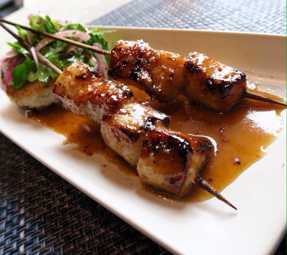 OpenBlueCobia's tweet photo. Grilled #misoglazed chunks of #cobia #whitefish by @PecheNOLA @IanMcNultyNOLA
ππ
#meaty #oceanraised #sustainable #cobiafish on the #BBQ π₯ π
...
#grilledcobia #traceablefish #openblue #grilledfish #seafood2xweek #omega3 #pechenola #openbluecobia #sustainableseafood https://t.co/Tui31NNmLs