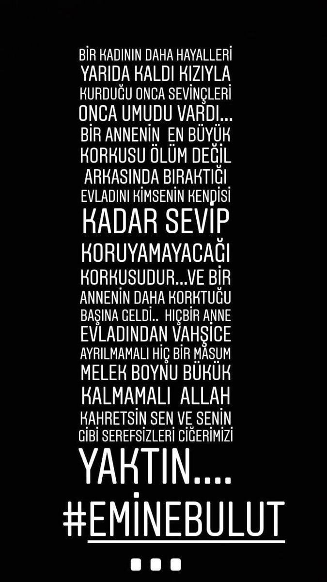 #oelmekistemiyorum #EmineBulut #olmekistemiyorum