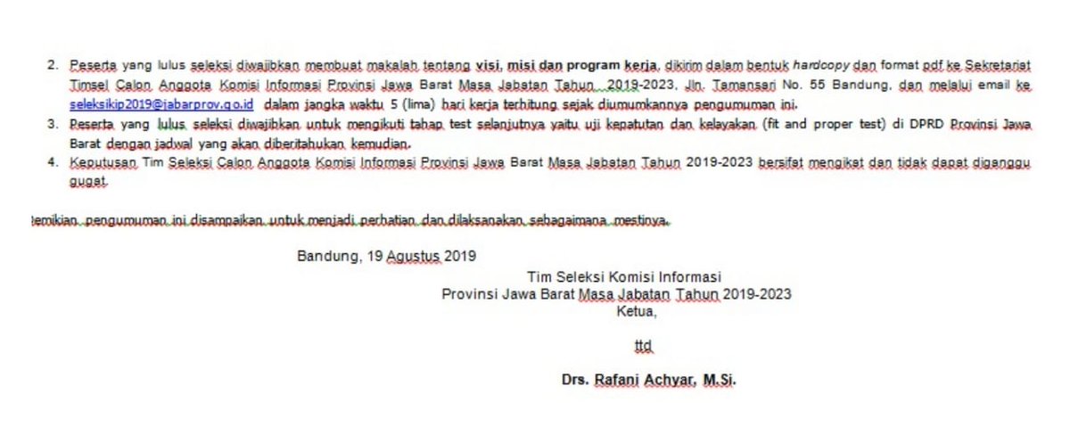 PRFMnews's tweet photo. PENGUMUMAN HASIL AKHIR CALON ANGGOTA KOMISI INFORMASI PROVINSI JAWA BARAT MASA JABATAN Tahun 2019 – 2023
#KIP2019 #diskominfojabar
#advprfmagustus https://t.co/yDGddrNA3V