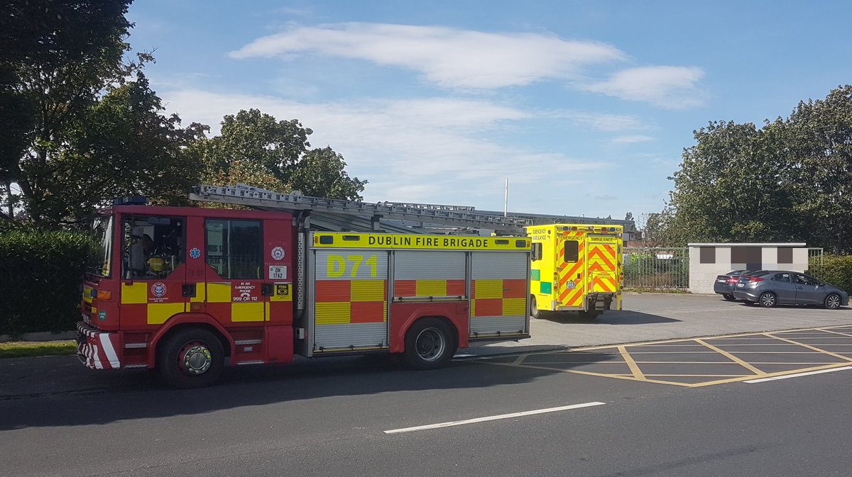We're currently attending a road traffic collision with <a href="/AmbulanceDublin/">Dublin South Central Ambulance</a> on Kylemore Road outside Motor Distributors, no disruption to #traffic. #Dublin #fire
