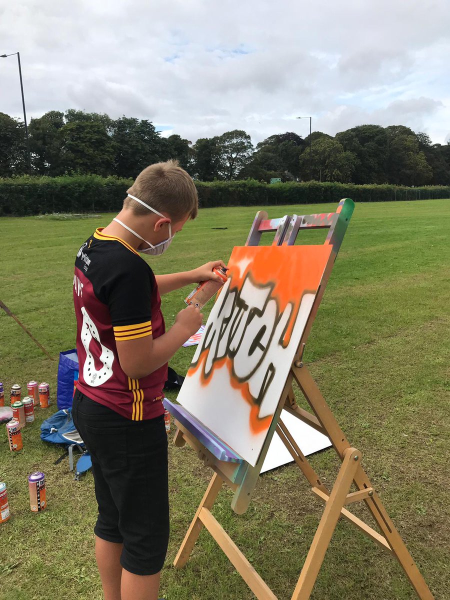 ClubDFoundation's tweet photo. EXPECT SUMMER DAY 27 | Did somebody say masterpiece?π¨
#UrbanArts has been popular this summer, and it is easy to see why!
#ExpectSummer
@EXPECT_Youth_ https://t.co/hLVYcsaTWh