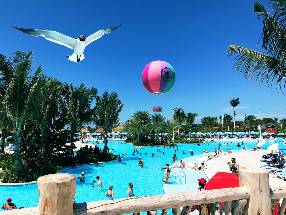 SaraMacefield's tweet photo. Flashback Friday . . . wish I could turn the clock back to a week ago when I spent the day splashing around Royal Caribbean Internationalโs private island resort Perfect Day at CocoCay @MyRoyalUK #waterpark #splashingfun #PerfectDayatCocoCay https://t.co/0GIM5M8kcb