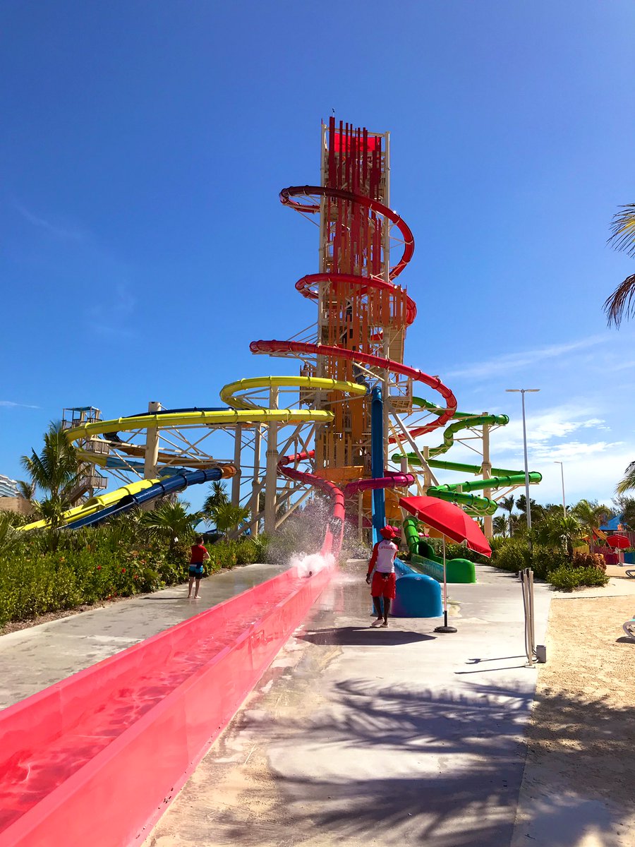 SaraMacefield's tweet photo. Flashback Friday . . . wish I could turn the clock back to a week ago when I spent the day splashing around Royal Caribbean Internationalโs private island resort Perfect Day at CocoCay @MyRoyalUK #waterpark #splashingfun #PerfectDayatCocoCay https://t.co/0GIM5M8kcb