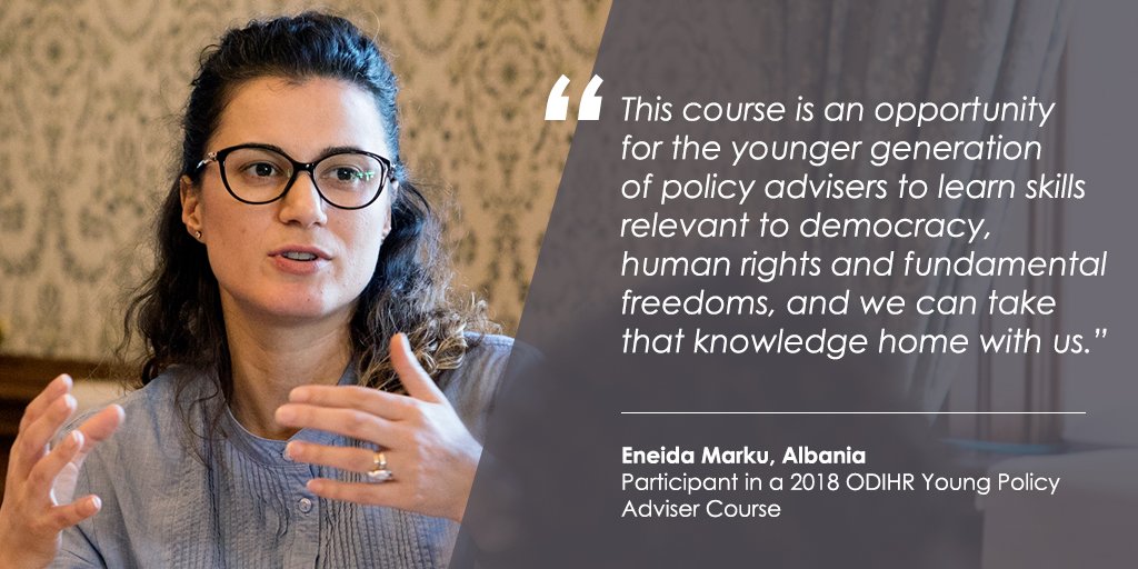 osce_odihr's tweet photo. Young policy advisers from Algeria, Egypt, Israel, Jordan, Morocco and Tunisia, improve your knowledge of democratic institutions at our training course at @STGEUI in Florence! Apply today 👉 https://t.co/TorHdwe94s (deadline: 8 September) https://t.co/9C5LmKSzbC