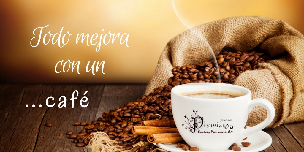 PremierEventosP's tweet photo. Todo mejora con un café #BuenViernes https://t.co/2dgCROcNzu