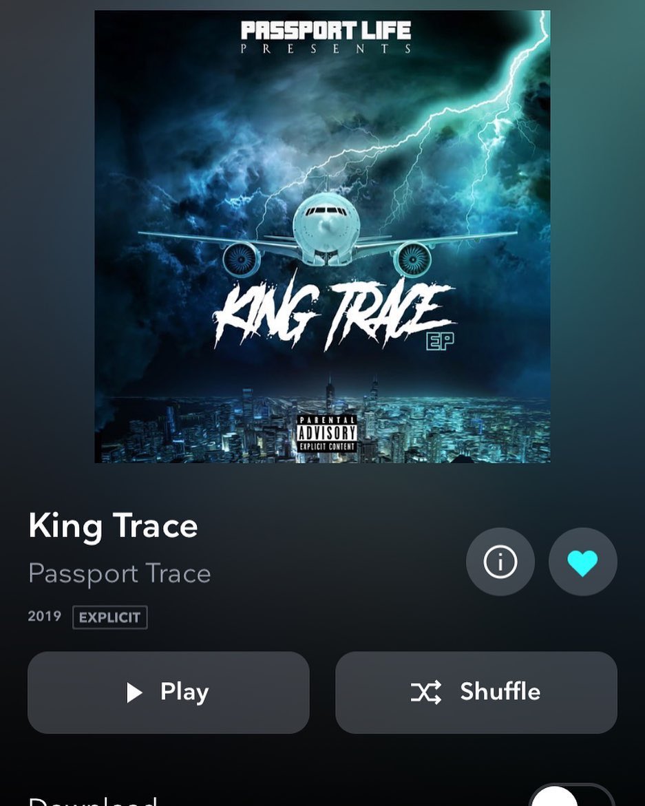 PasspChells's tweet photo. “King Trace” is now available on all major platforms!!! https://t.co/x92JIVhNqr