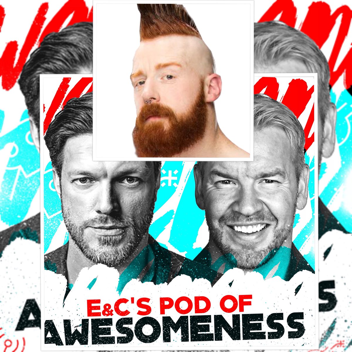 RatedRCope's tweet photo. Now! @EandCPod with Mohawks,  pasty skin and lots of laughs courtesy of our guest the Master of #CelticWarriorWorkout @WWESheamus we talk about His #BraveChange and how he sees the difference it’s making worldwide. Loads of fun in this one. https://t.co/m7GksI3tU5