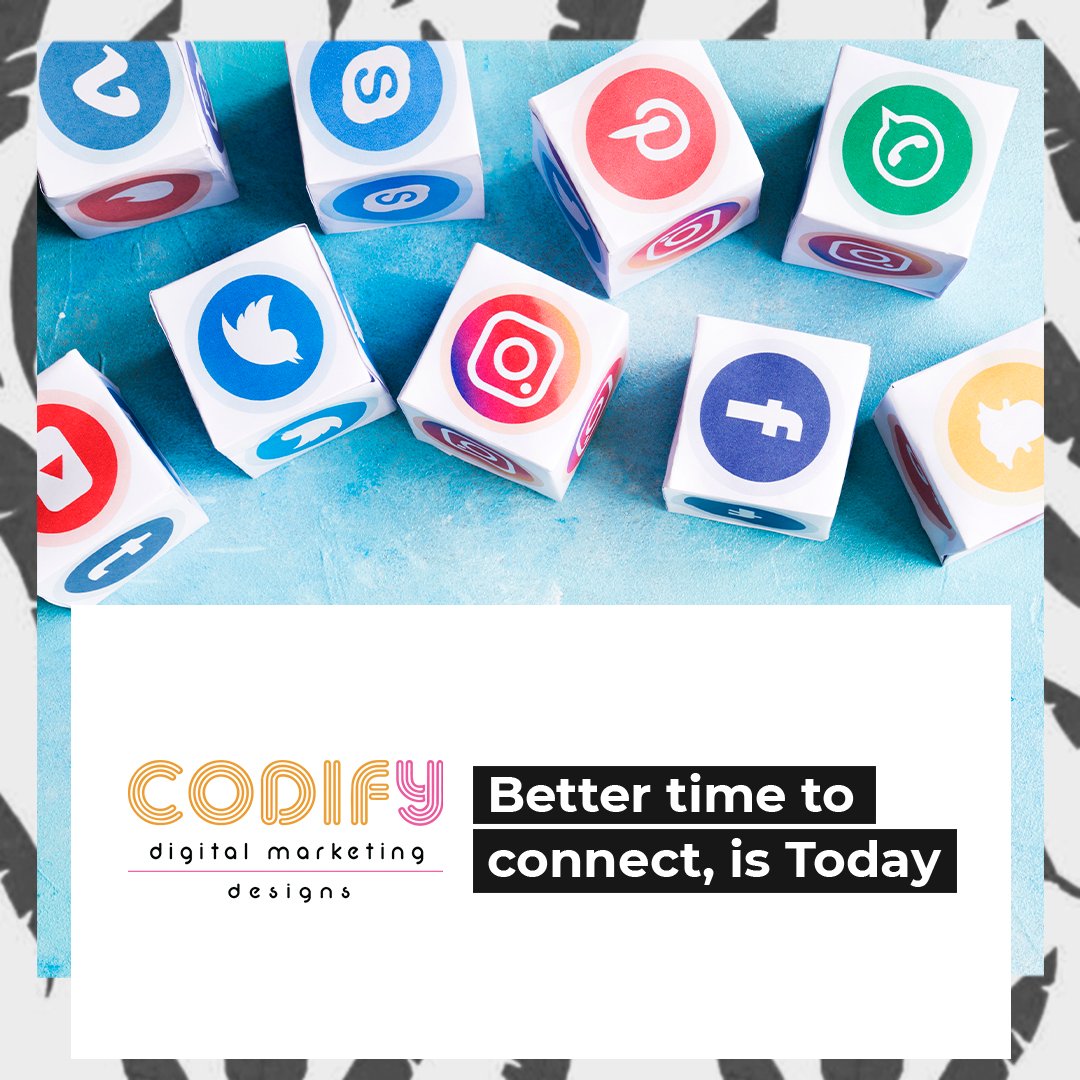 Codify_Designs's tweet image. CodifyDesigns puts people before strategy and offers bright solutions. Contact us to maximize your marketing efforts!

#codifydesigns #digitalmarketing #digital #seo #smo #marketing