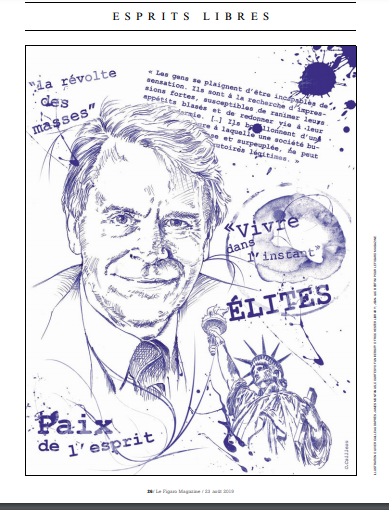 AlexDevecchio's tweet photo. A lire dans le @FigaroMagazine_ et le @FigaroVox, le dernier épisode de notre série sur les grands essais du XXe siècle. J'y reviens sur "La Révolte des élites" de Christopher Lasch. Paru il y a près de vingt-cinq ans, ce chef-d’œuvre posthume semble avoir été écrit avant-hier. https://t.co/PD9iEozRPP