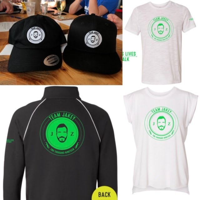 It's that time! Get your Team Jakey gear! Check out our Team Jakey Facebook group for pricing and ordering details. Note, our New Era snapbacks and dad hats are extremely limited quantities! #RepTeamJakey #Talkingsaveslives