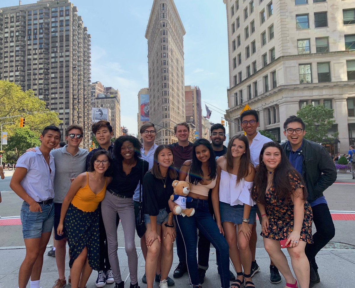 YaleOOTB's tweet photo. Our summer retreat was spent in New York City preparing for the upcoming rush season! We can’t wait to meet the Class of 2023 and have OOTBabies so so soon 🤩💙 https://t.co/QxSTGOcaKv