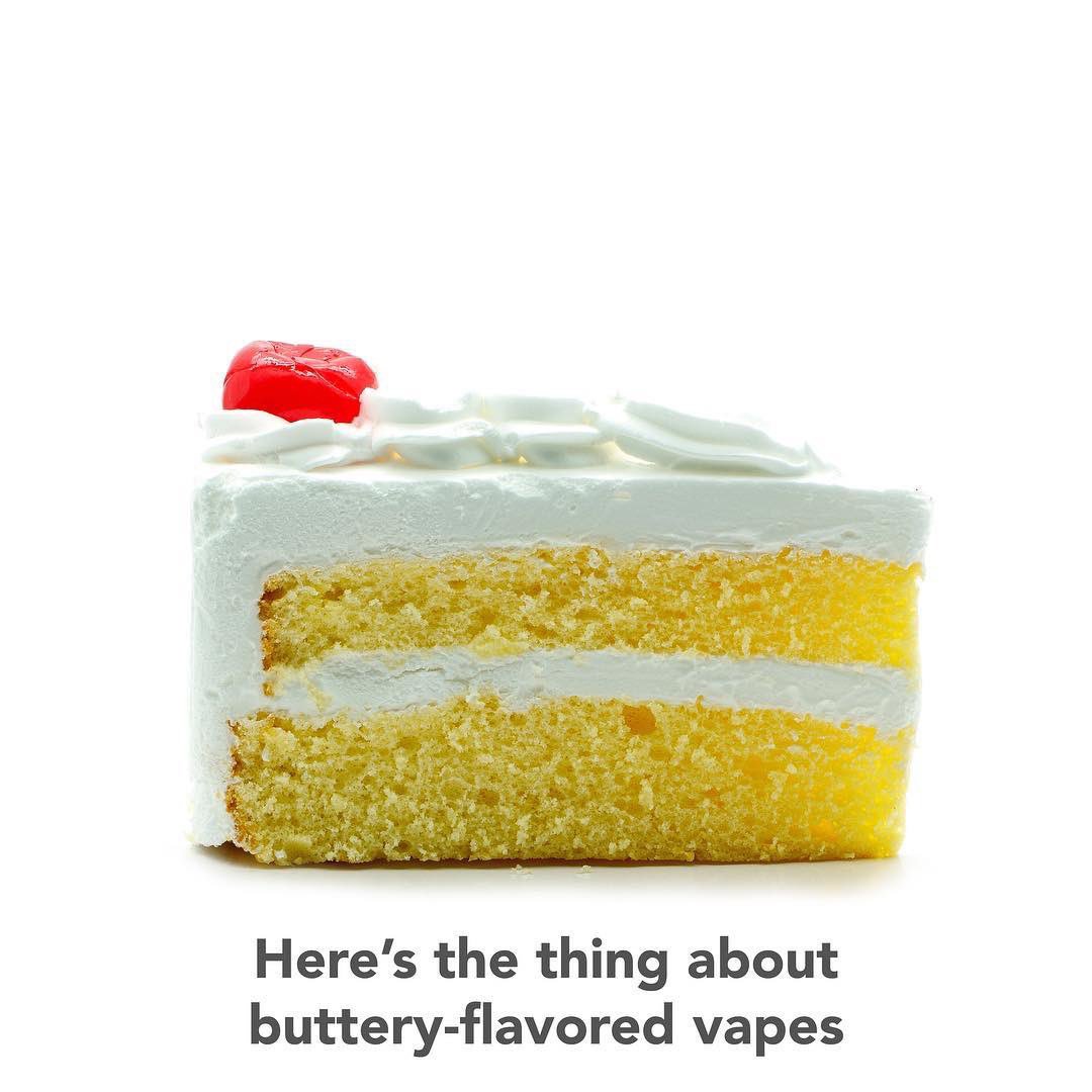 TxSayWhat's tweet photo. Eat as much cake as you want, just don't vape it. Live your life #FullyFlavored without e-cigarettes. #LiveTheLife #LiveTobaccoFree #BeTheFirst #TobaccoFreeGeneration #NotTheNextVictim https://t.co/xc9yW9mgLX