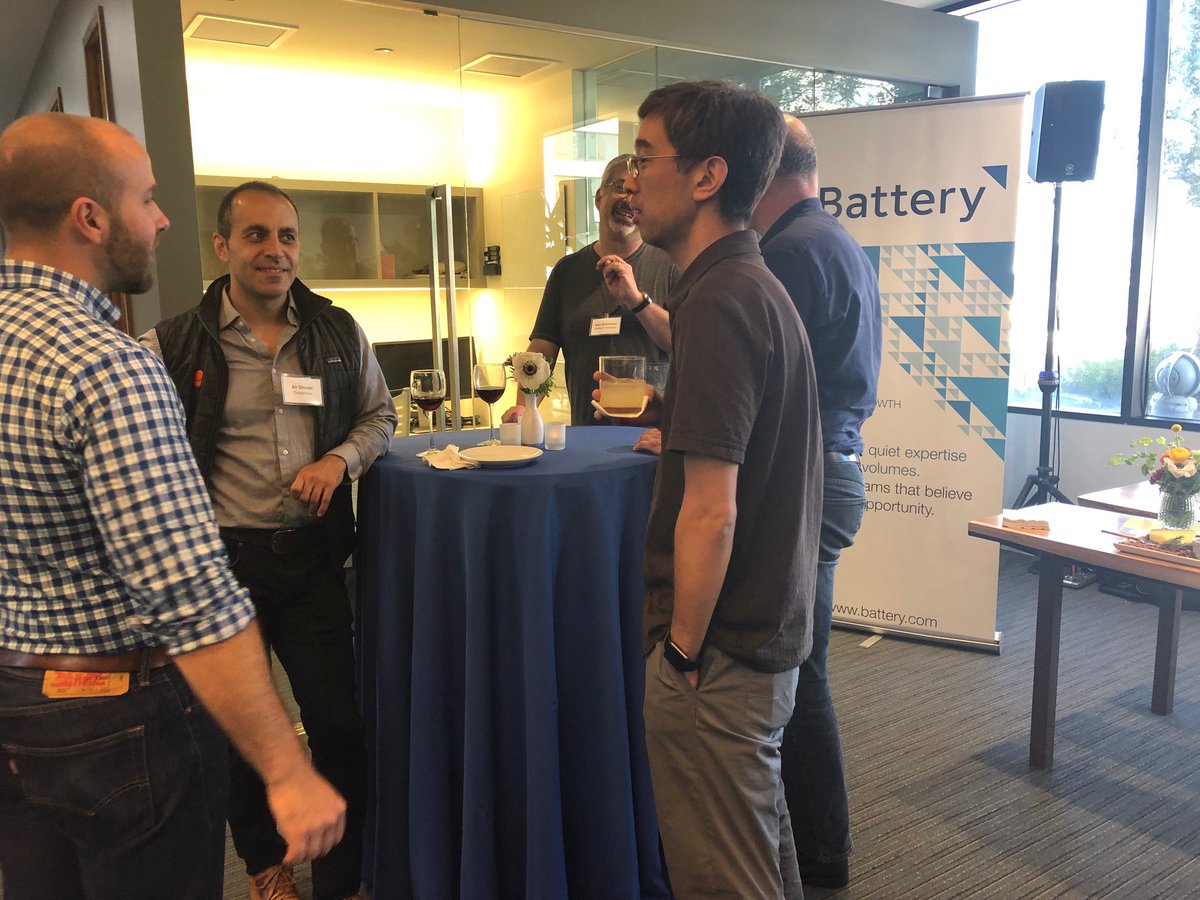 B2B is back! Last night Battery hosted a press mixer for our late-stage #B2B portfolio companies and leading journalists from the tech community. Thanks for coming everyone!