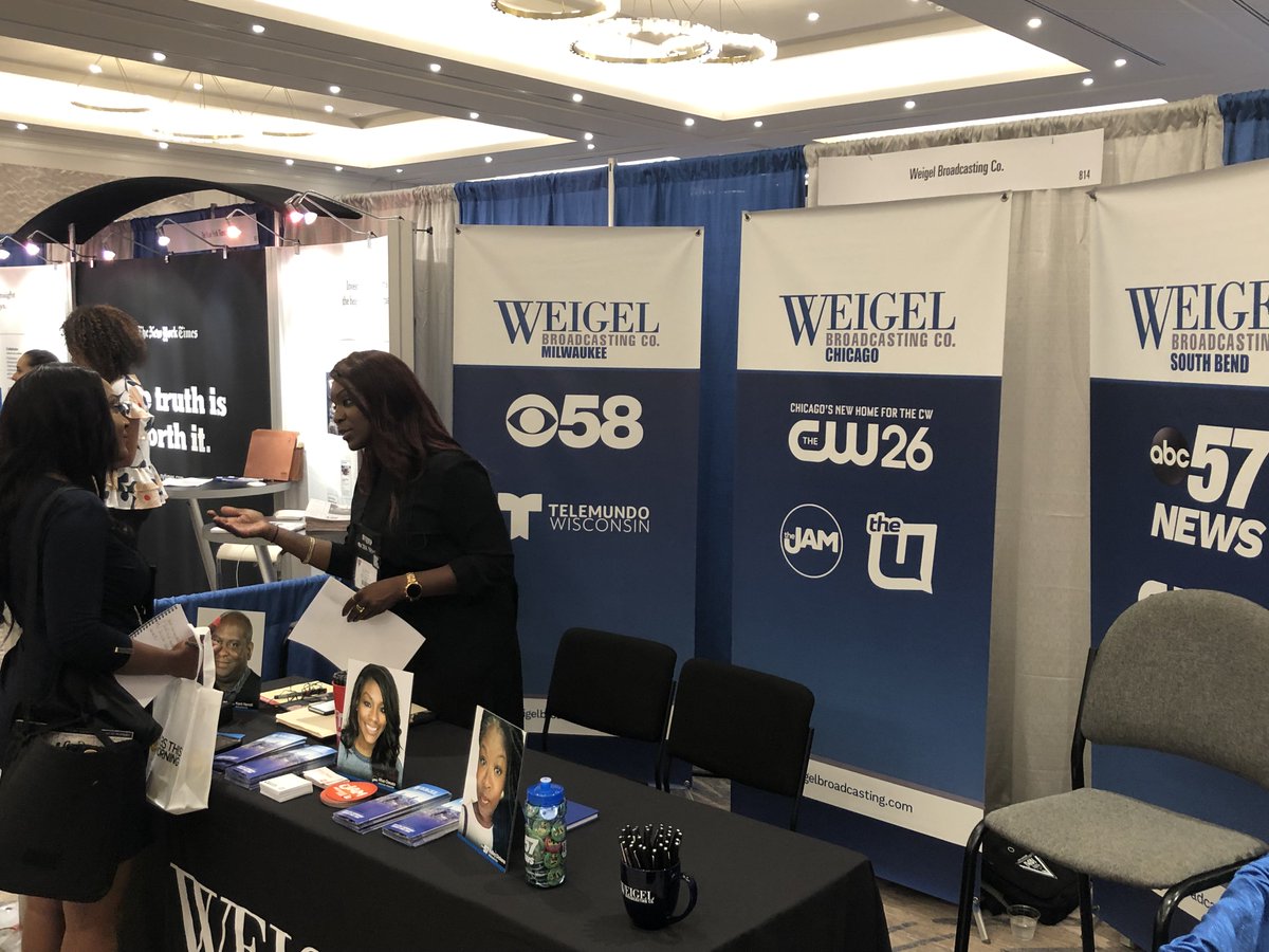 WeigelCareers's tweet photo. We just want to say "Thank You!" to all #NABJ19 Career Fair Attendees who stopped by our booth.  If you didn't get a chance to chat career opportunities with our leadership team, check us out at https://t.co/oFOwNu956d https://t.co/NnTb9oLSo9