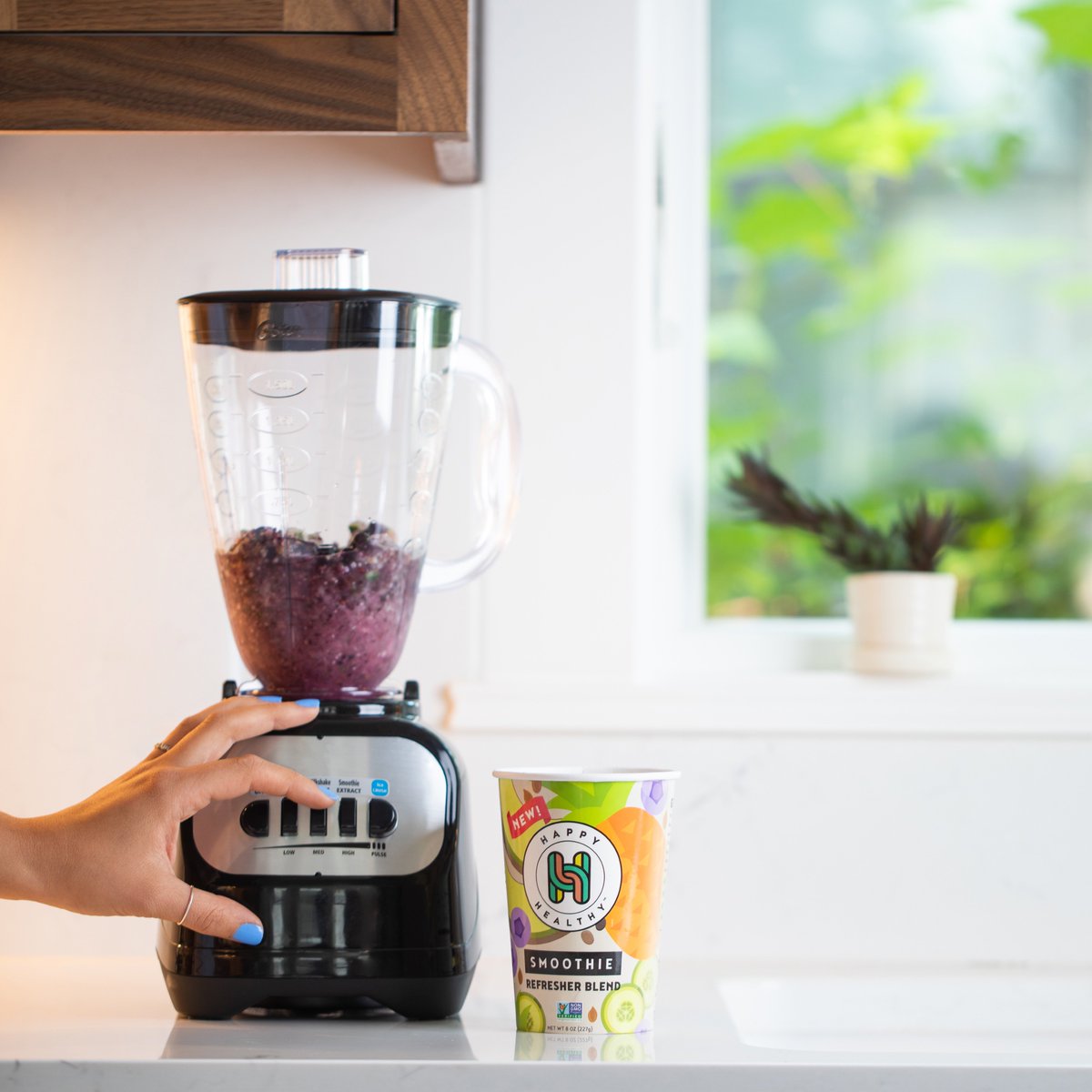 Feeling edgy today, may not hold the lid while I blend my smoothie this morning.