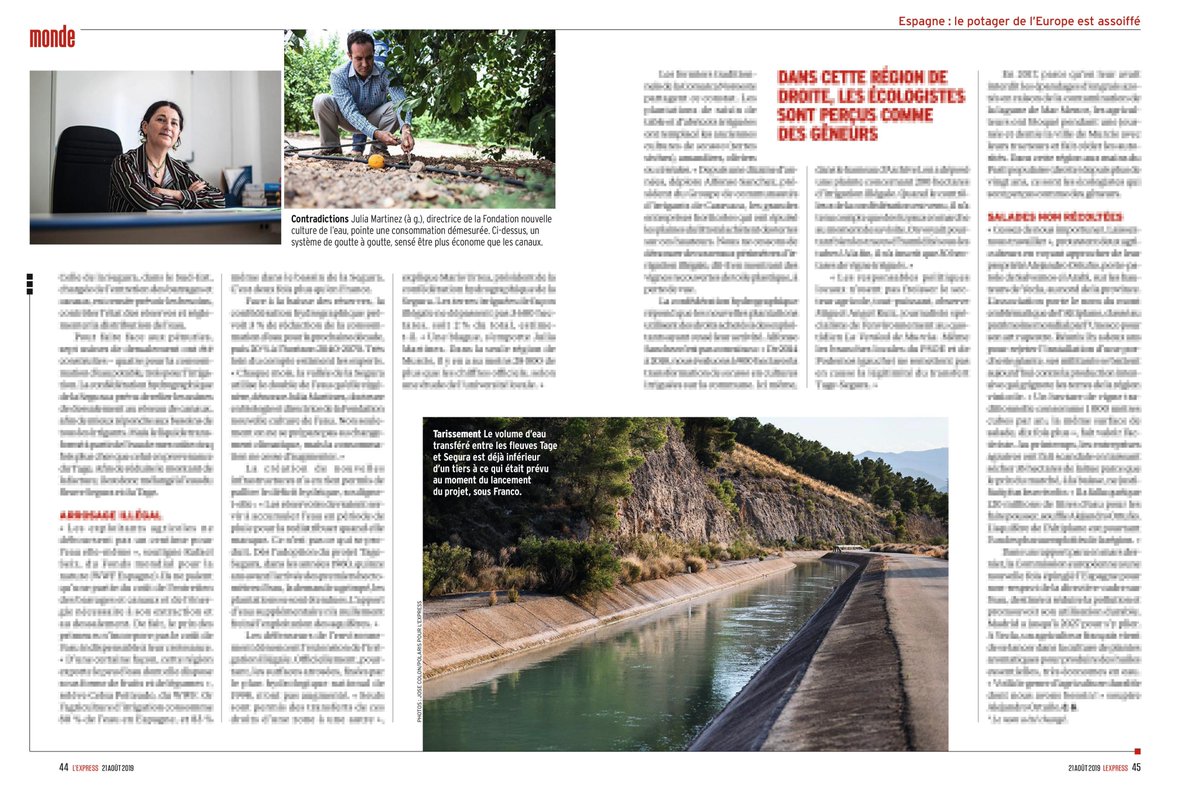 🌱 Drought in Spain threatens Europe's vegetable garden in <a href="/LExpress/">L'Express</a>
📷 © <a href="/JColonToscano/">José Colón</a> / <a href="/PolarisImages/">Polaris Images</a>
► instagram.com/p/B1g3v4FC2_j/