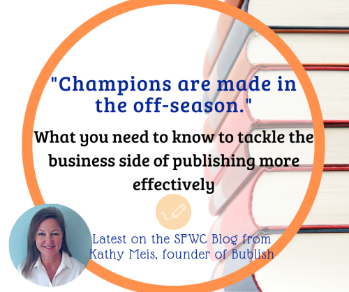 Great advice on marketing your book from <a href="/katmeis/">Kathy Meis</a> on the <a href="/SFWC/">SFWC is for Writers!</a> blog today! buff.ly/2PaIMTD