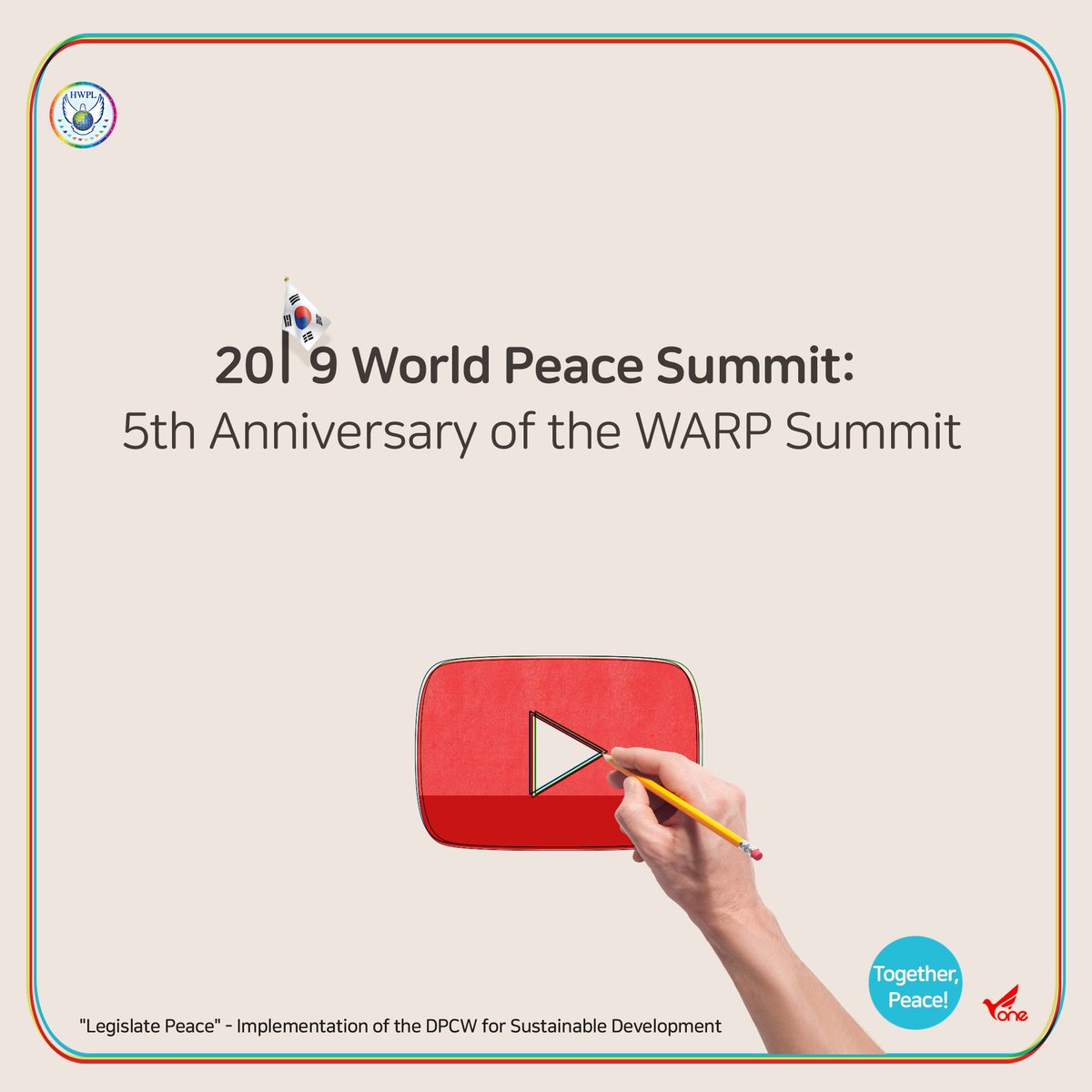 🌻Vamos juntos a la fiesta de la paz🌻

#hwpl_dpcw
#hwpl_peacewalk
#hwpl_LP_campaign
#hwpl_warp_summit
#hwpl_peace_letter
#hwpl_peace_legislation
#dpcw_meaning
#dpcw_peace_letter

☞ bit.ly/2Zi1BDQ
☞ bit.ly/2YX7mMd
☞ bit.ly/2Zi1BDQ