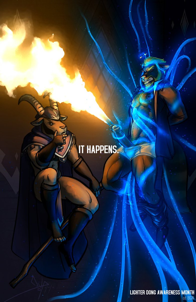 bgnnightmode's tweet photo. Be careful, Bezon......🔥
#LighterDongAwarenessMonth #LDAM2019
(another fantastic piece for our friend @OnyxWasson! ;) Thank you thank you dude!) https://t.co/e7spaGBzY8
