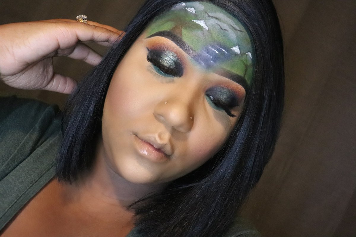 makeupby_liz01's tweet photo. Bob Ross inspired 🌱🌳🌄
Details listed below...
#abhprimer #thelist #photooftheday #inspiration #makeupartist #mua https://t.co/7U4jKvQgbu