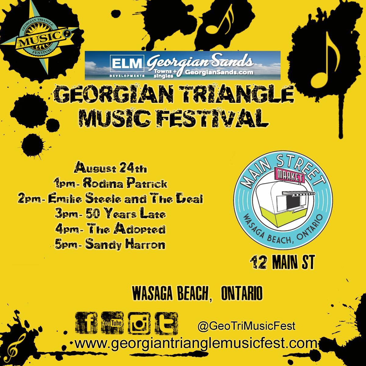 GeoTriMusicFest's tweet photo. Live at Wasaga Beach Main Street Market
1pm to 6pm tomorrow afternoon.
Come on down, and enjoy FREE live entertainment.
#geotrimusicfest #wasagabeach #musicfestival https://t.co/MWwOSjGpy8
