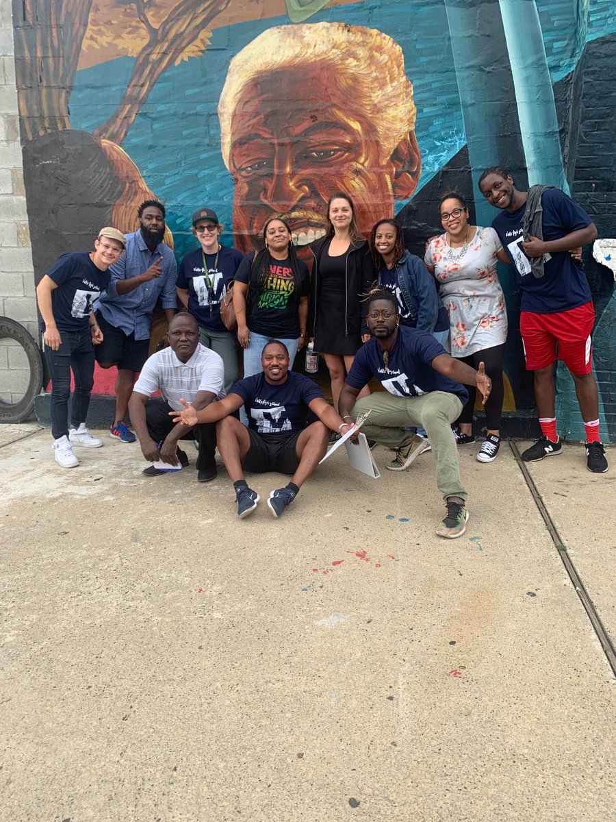 Our staff beat the rain today in #assetmapping North Philly / Brewerytown / Sharswood / Fairmount. We always challenge our students to face uncomfortable situations, and today we walked the walk.

#phled #RingtheBellPHL #leavingtolearn #bigpicturelearning