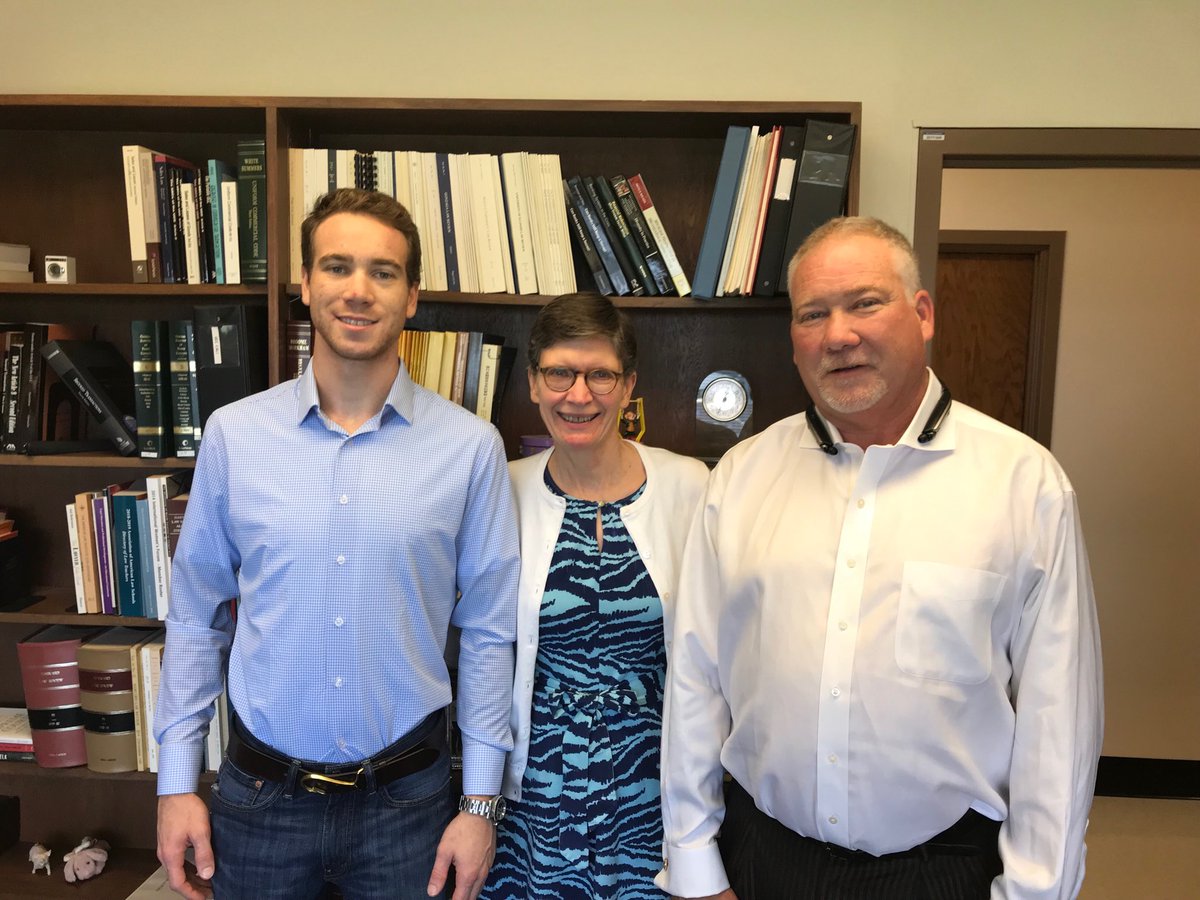 Class of 1988 and Class of 2020 — father and son.  Thanks to Devon and Robert for stopping by today  ⁦<a href="/unc_law/">UNC School of Law</a>⁩