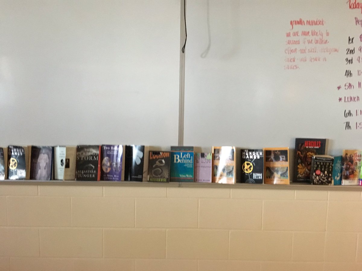When you tell 6 periods of students they will be reading for 10 mins a day and they come up with a quick way to get their to their book so they don’t waste reading time. ❤️❤️❤️<a href="/UHSTitans411/">Titans News NeTwork</a> <a href="/volusiaschools/">Volusia County Schools</a>