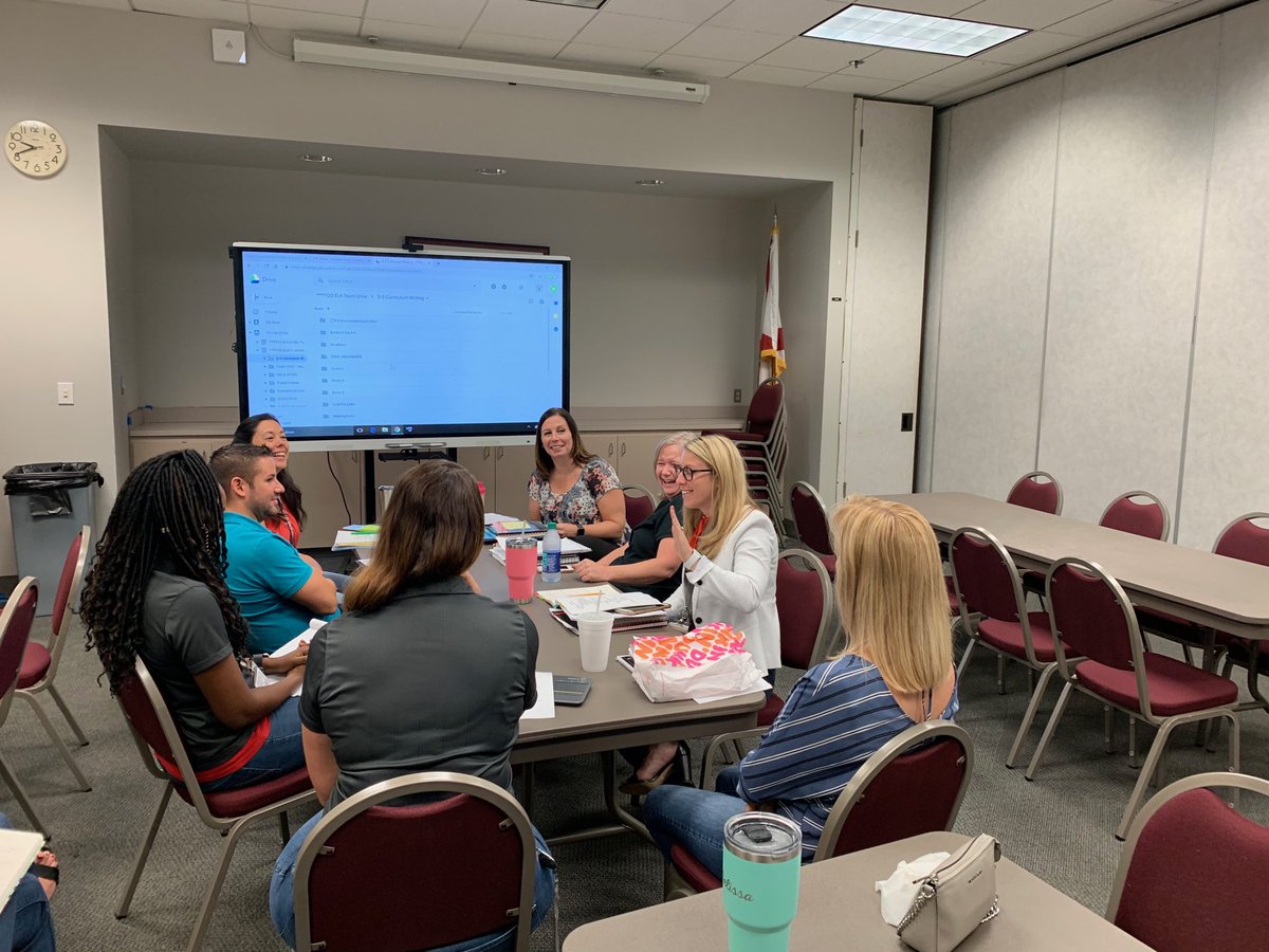 KristenRulison's tweet photo. Behind the scenes... The Modules of Instruction Committee is working together to finalize Module 2. #pbcliteracy https://t.co/MRiTzK0XlG