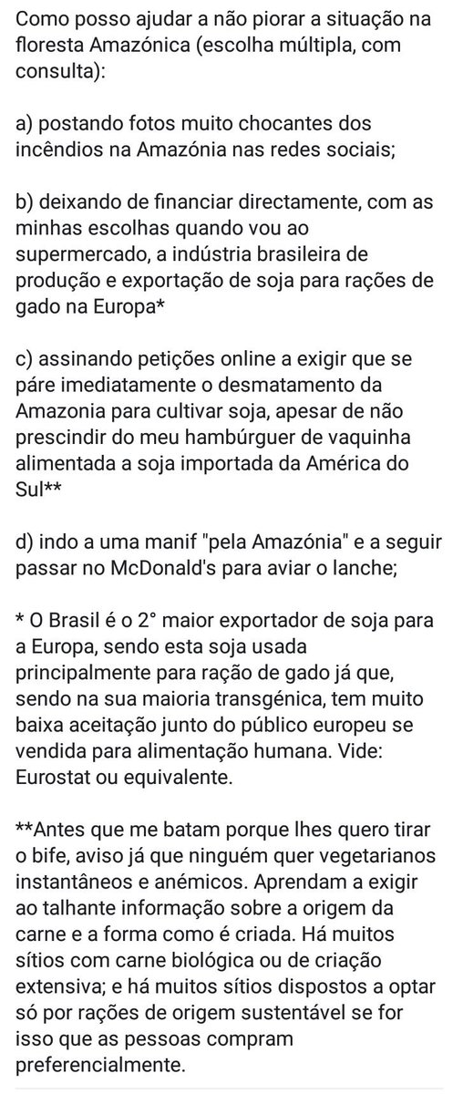 rittza's tweet photo. Somos bué ecológicos 'mas', a quizz: https://t.co/qMtfYufDTs