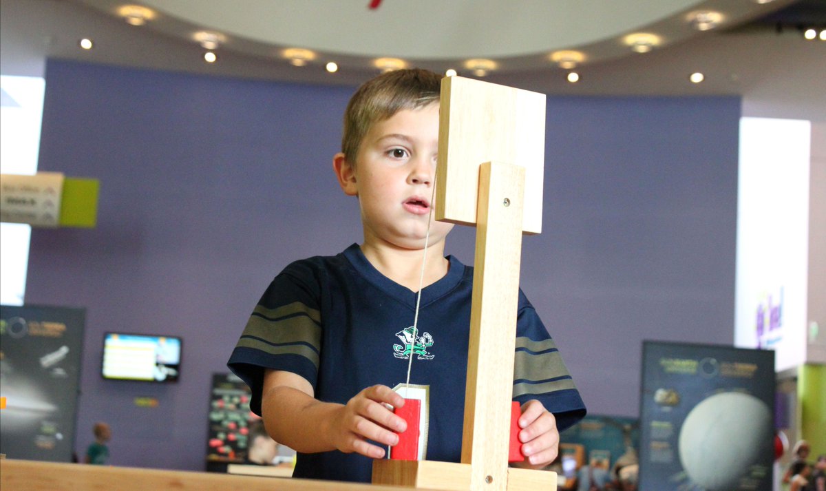 We aren't "pulleying" your leg when we say Maker Mornings and Innovation Lab Workshops are fun! Tomorrow is the last day to learn about mechanics so stop in!