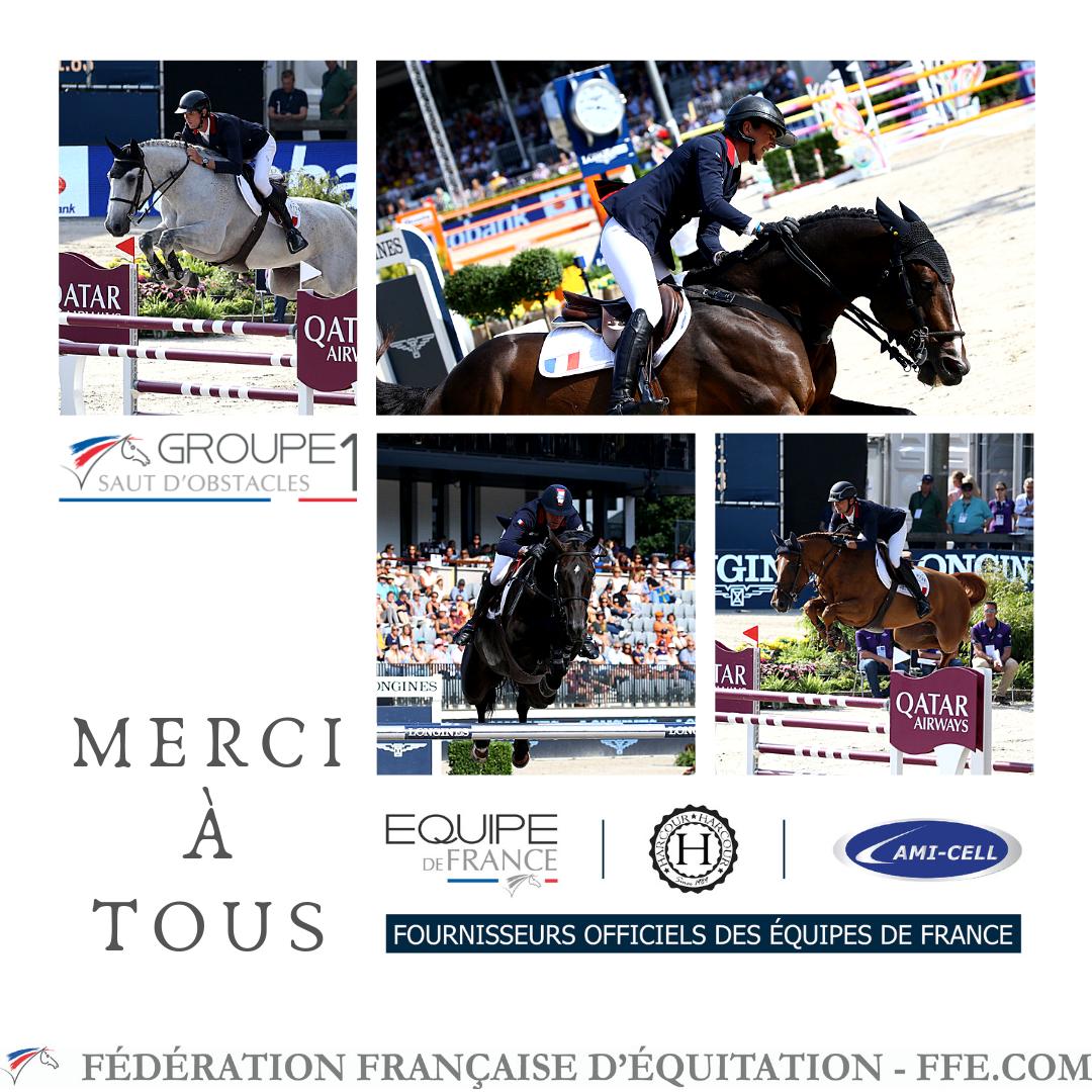 FRA_Equitation's tweet image. #MERCI aux propriétaires des formidables chevaux de l'équipe de France qui ont décroché la qualification olympique pour #Tokyo2020
Merci à Harcour et Lamicell fournisseurs officiels des équipes de France qui accompagnent cavaliers, chevaux, grooms et staff toute l'année ! 🇫🇷