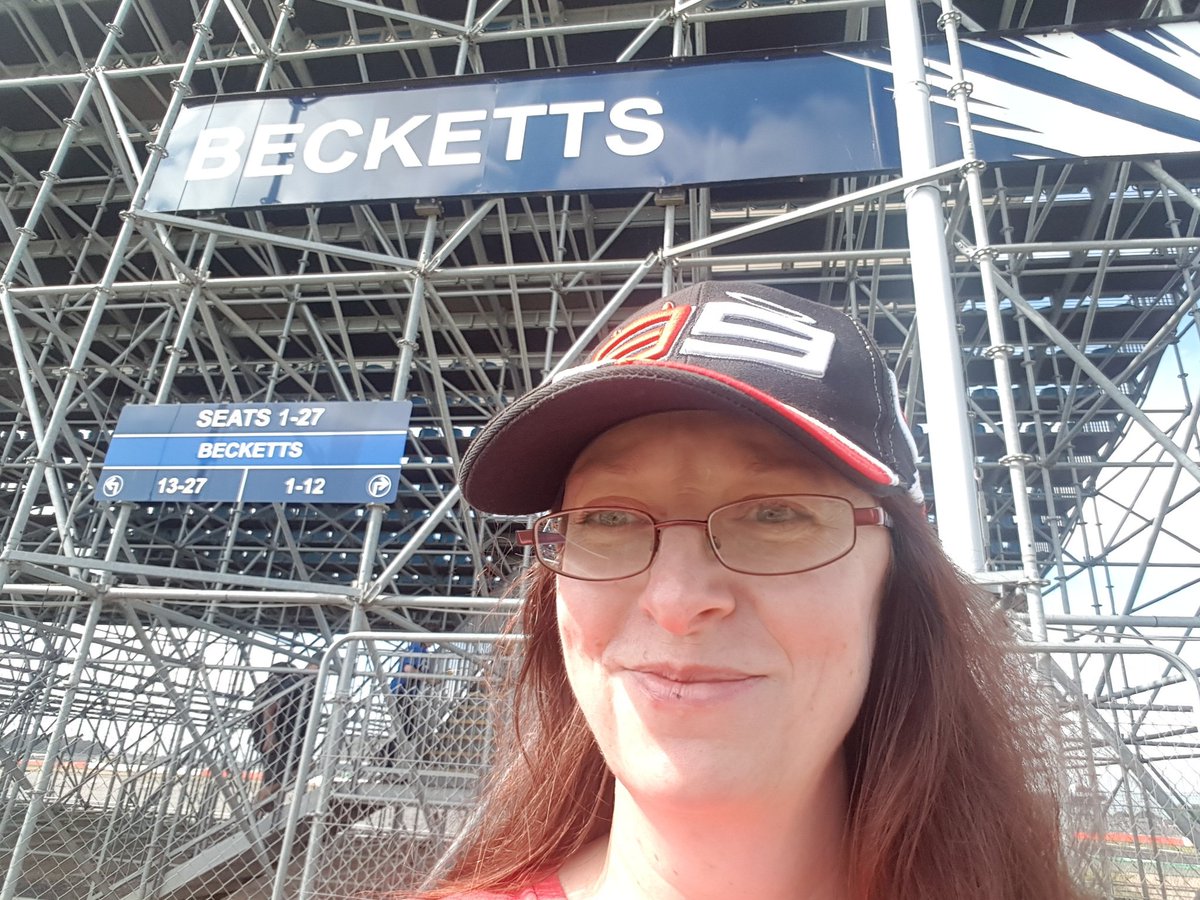 donnab321's tweet photo. Had a fantastic day at @SilverstoneUK today. Nice of them to give me my own stand 😉 

#MotoGP #BritishGP https://t.co/x5DL99kCKb