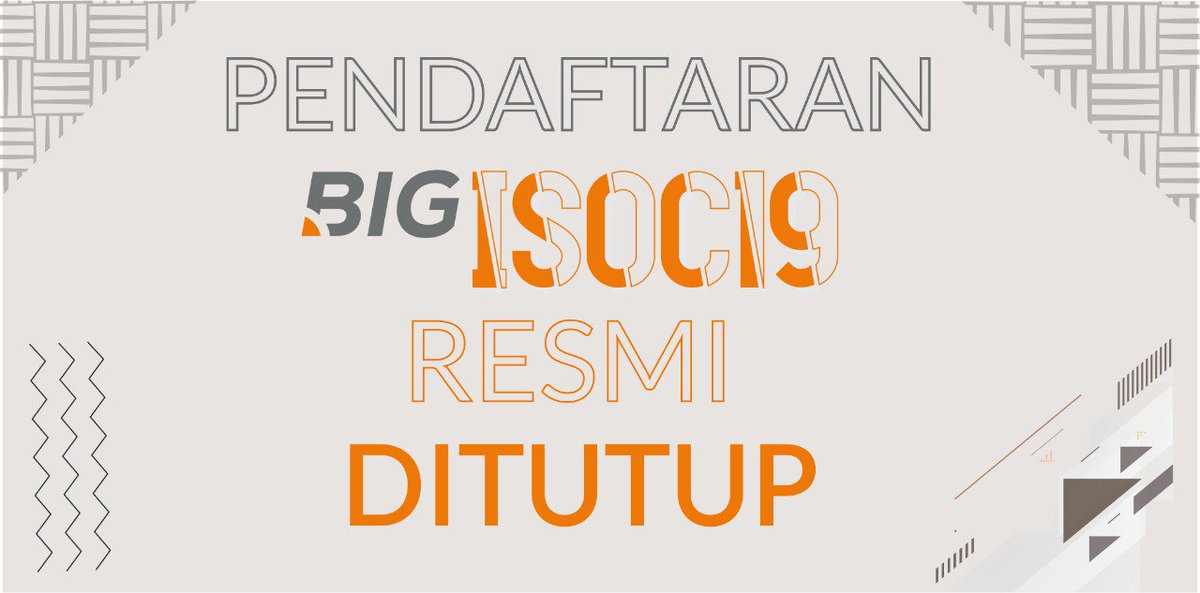 ISOC 2019 tweet media