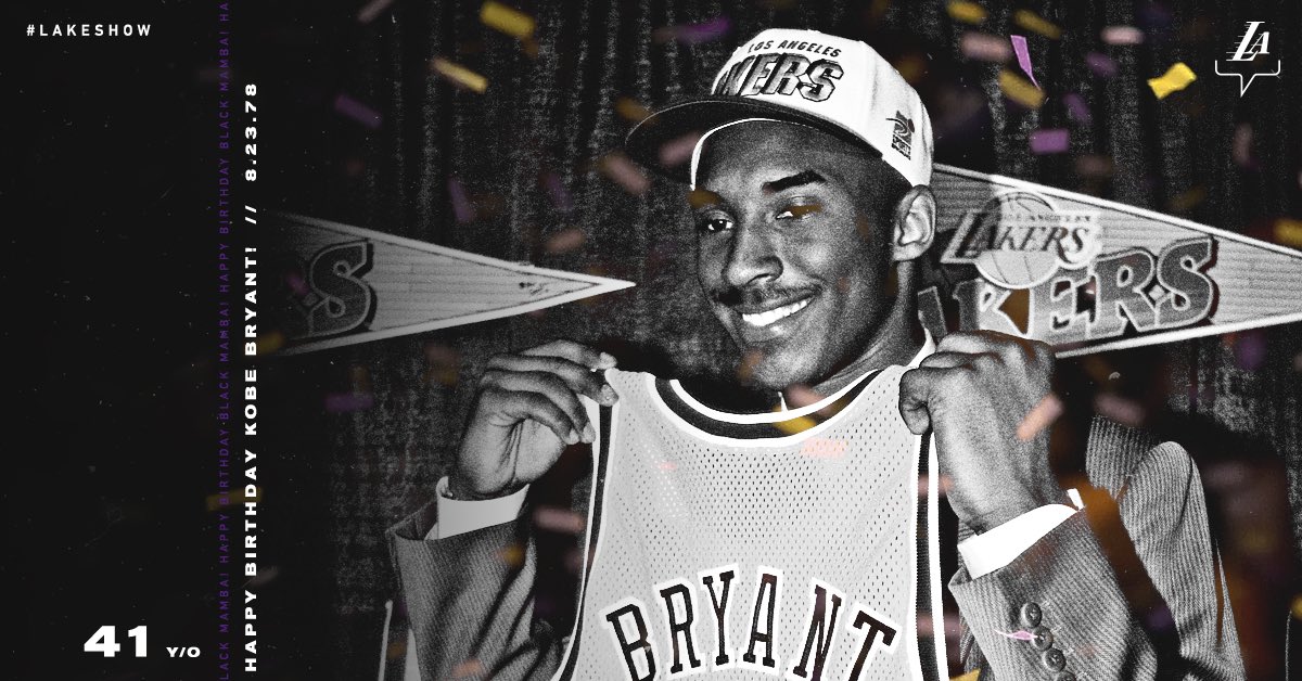 Happy Birthday Kobe Bryant Los Angeles Lakers Shirt