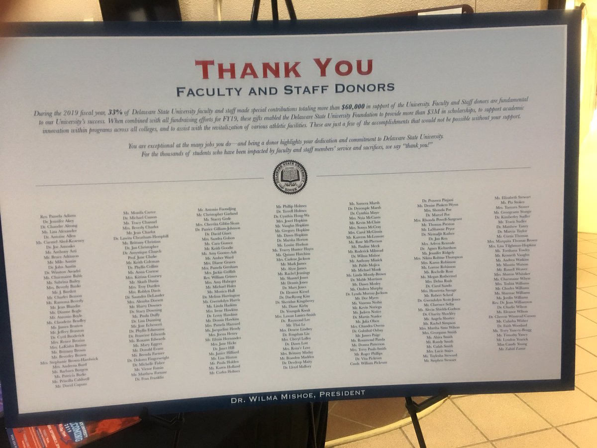 DelStateFdn's tweet image. Institutional Advancement staff are at the President's House celebrating the start of the new year and our faculty and staff donors! Please stop if you would like to make a gift!