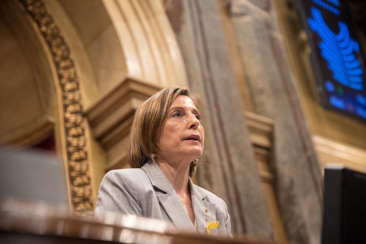 FreeForcadell's tweet photo. 17 mesos de presó, 519 dies lluny de casa. Des del 23 de març de 2018 la @ForcadellCarme està empresonada injustament per permetre una normalitat democràtica: el lliure debat parlamentari. #FreeForcadell #llibertat https://t.co/haiOTjq5SC