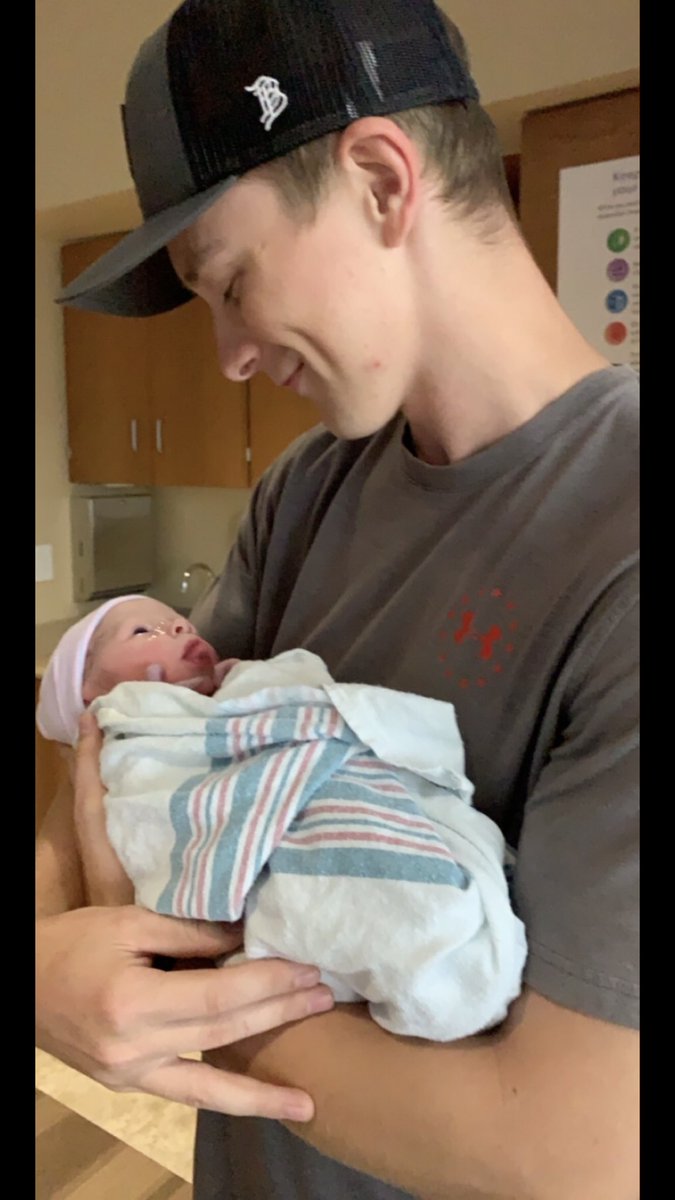 GauerBrandon's tweet photo. Words can’t describe this feeling. Any worry I’ve ever had, anything that I thought mattered, just went out the window. Im so proud to be a father. Ashley did amazing and I couldn’t be Happier. Talen Scott Gauer🥰 6lbs 13 ounces. 21” long. I’m a happy man☺️ https://t.co/EYHEr7Cm2T